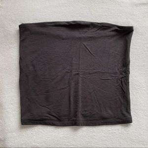 Dark Gray Tube Top